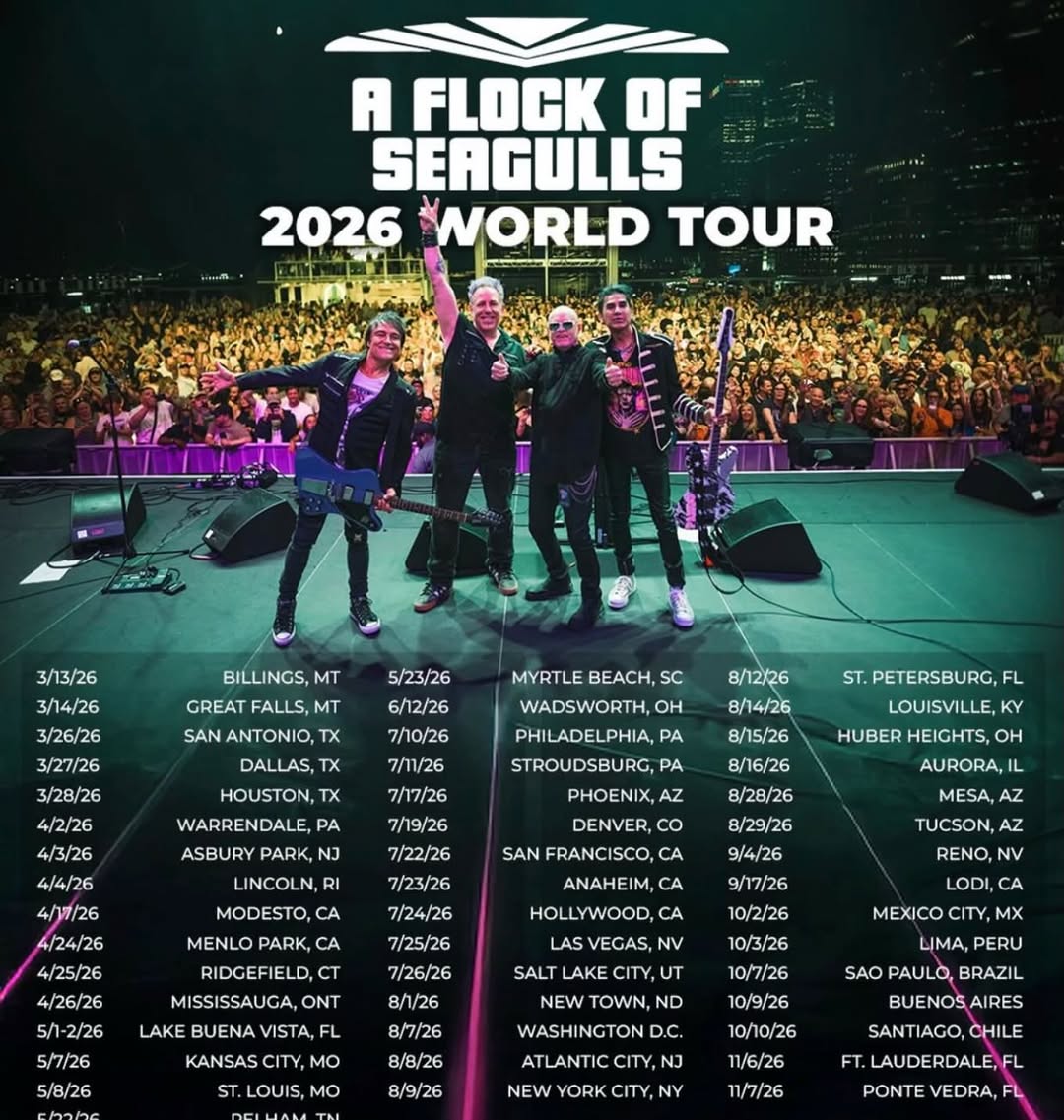 A Flock of Seagulls programa su regreso a Chile